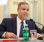 Bridenstine at confirmation hearing (NASA)