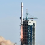 Long March2D launch of Zhangheng-1, Feb 2018 (Xinhua)