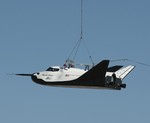 Dream Chaser ETA during captive carry flight (NASA)