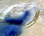 Eden Patera crater on Mars (ESA)