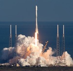 Falcon 9 launch of GovSat-1, January 2018 (SpaceX)