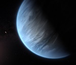 K2-18b exoplanet illustration (NASA/GSFC)