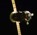 Progress M-28M on approach to ISS (NASA)