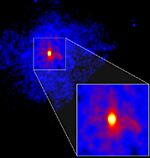 Chandra image of 3C58 quark star