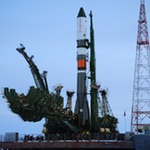Soyuz rocket before Progress MS-08 launch (Roscosmos)