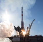 Soyuz MS-07 launch (NASA)