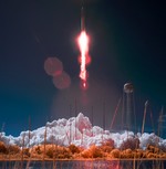 Antares launch of Cygnus COTS Demo mission (NASA)