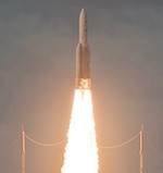 Ariane 5 launch of DIRECTV-14 and GSAT-16 (Arianespace)