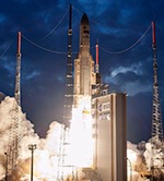 Ariane 5 launch of MSG-4 and Star One C4, July 2015 (Arianespace)