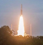 Ariane 5 launch of Eutelsat 8 West B and Intelsat 34 (Arianespace)