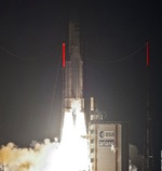 Ariane 5 launch of ABS-2 and Athena-Fidus (Arianespace)