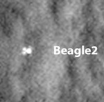 Beagle 2 discovery image (HiRISE/JPL/NASA/Parker/Leicester)