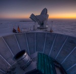 BICEP2 microwave telescope at South Pole (CfA)