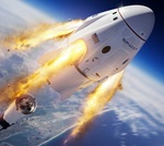 SpaceX Crew Dragon in-flight abort illustration (NASA)