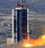 Long March 2D launch of two SuperView-1 satellites (Xinhua)