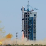 Long March 4C launch of Yaogan 20 (Xinhua)