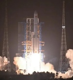 Long March 5 launch of TJS-11 (Xinhua)