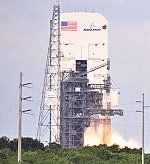 Delta 4 engine test-firing (Boeing)