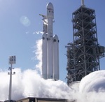 Falcon Heavy static fire, January 2018 (SpaceX)