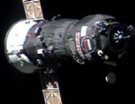 Progress M-20M approaching ISS (NASA)