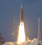 SLS launch of Artemis 2 (NASA/Bill Ingalls)